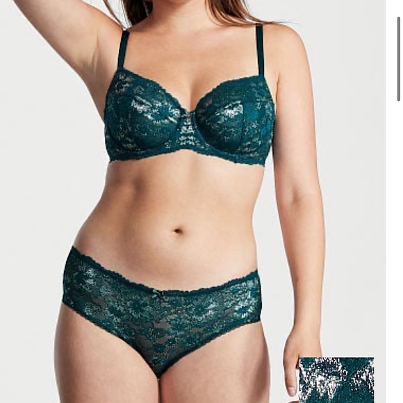 NWT Victoria's Secret Lace Lightly Lined Demi Bra 36DDD - Picture 16 of 16